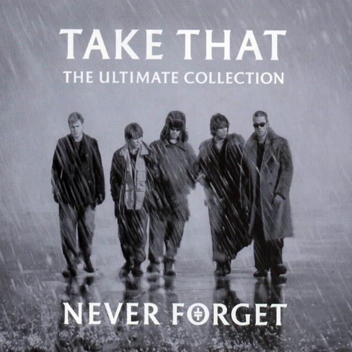 Album cover for Never Forget: The Ultimate Collection - Take That