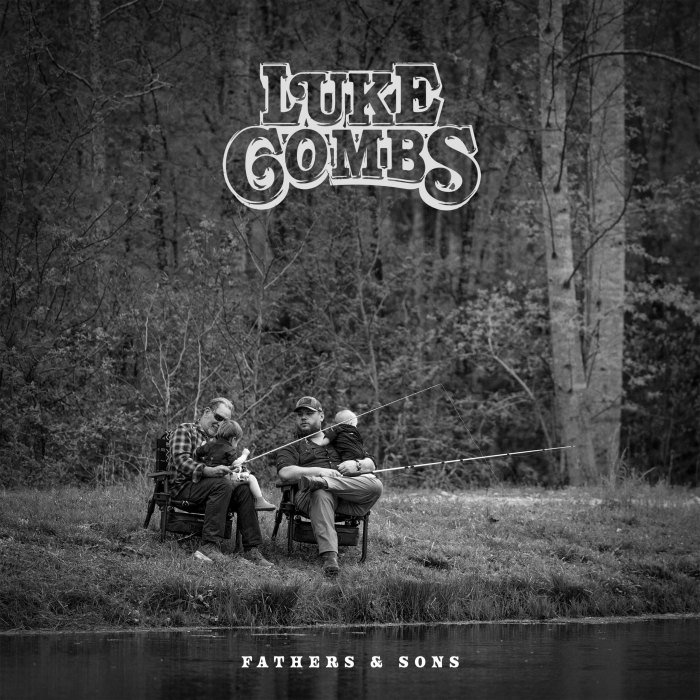 Album cover for Fathers & Sons - Luke Combs