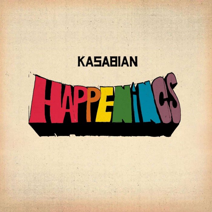 Album cover for Happenings - Kasabian
