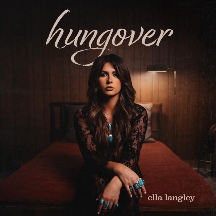 Album cover for hungover - Ella Langley