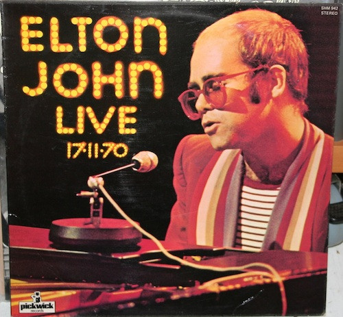 Album cover for Elton John Live 17-11-70 - Elton John