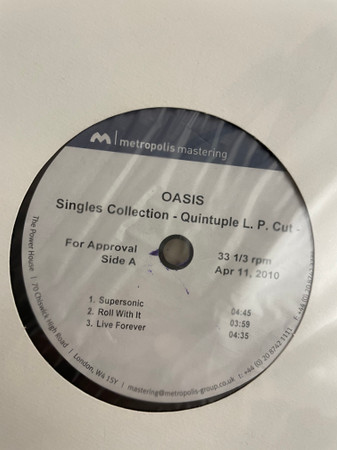 Album cover for Time Flies... 1994-2009 - Oasis (2)