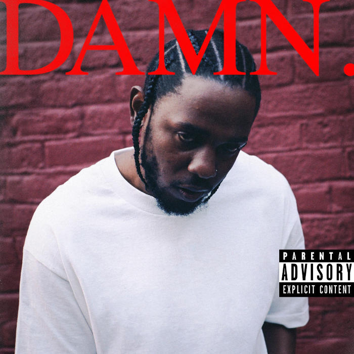 Album cover for DAMN. - Kendrick Lamar