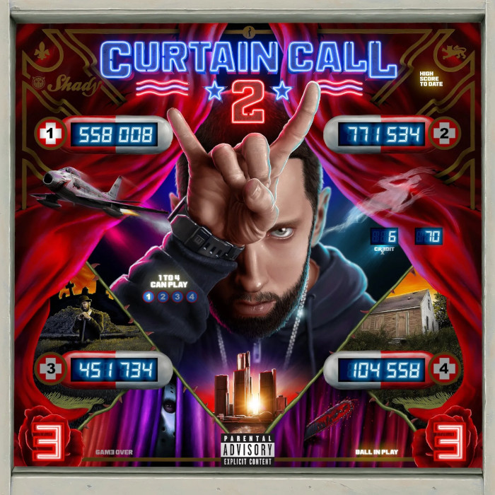Album cover for Curtain Call 2 - Eminem