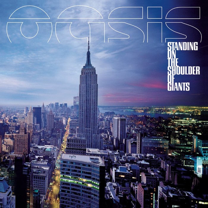 Album cover for Standing on the Shoulder of Giants - Oasis