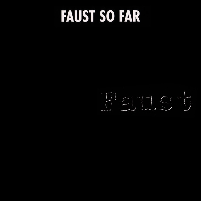 Album cover for So Far - Faust