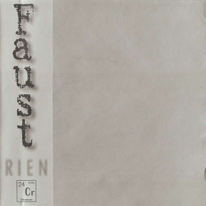 Album cover for Rien - Faust