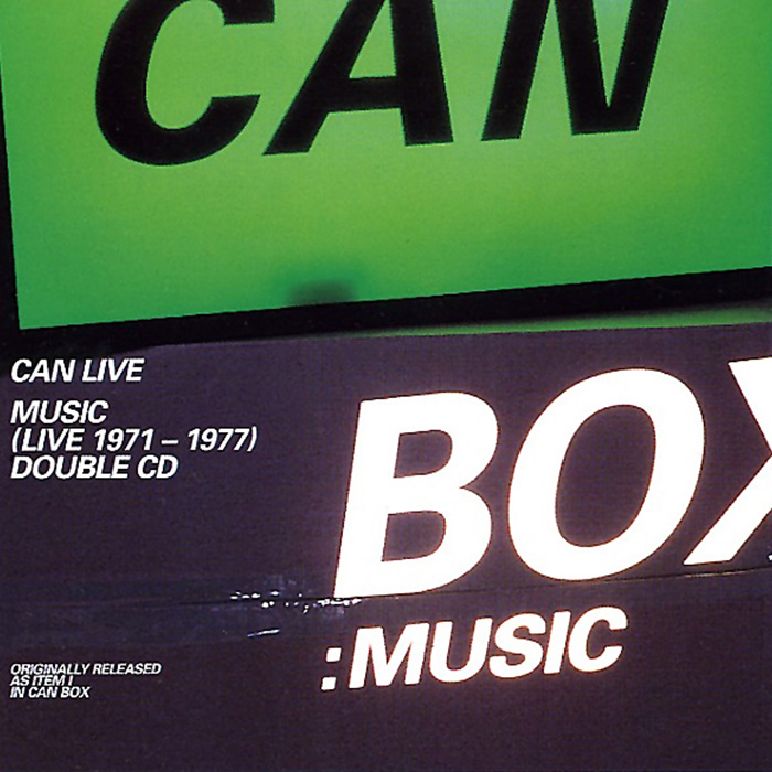 Album cover for Can Live: Music (Live 1971-1977) - Can