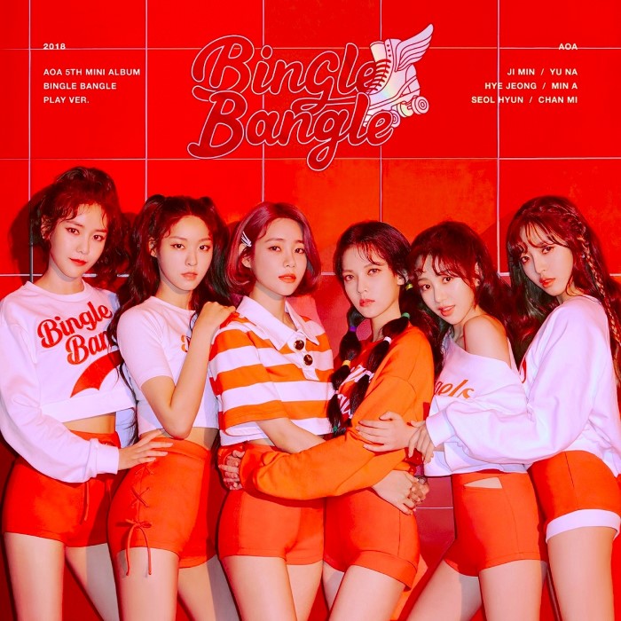 Album cover for BINGLE BANGLE - AOA