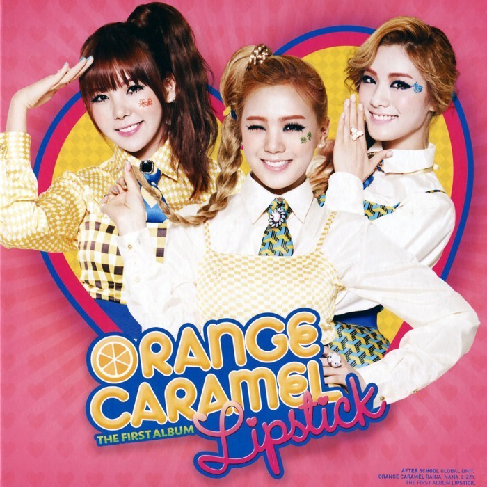 Album cover for Lipstick - Orange Caramel