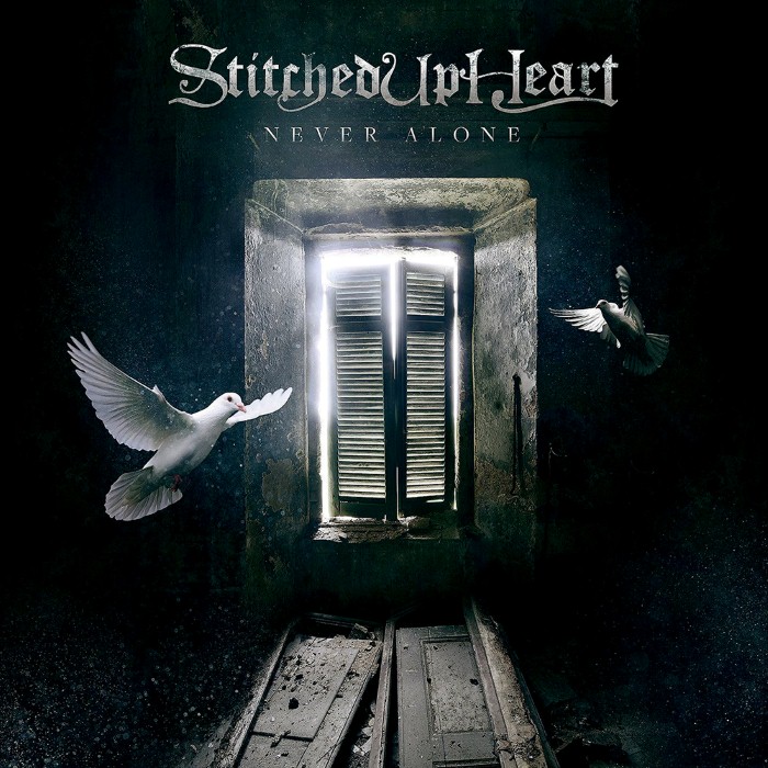 Album cover for Never Alone - Stitched Up Heart