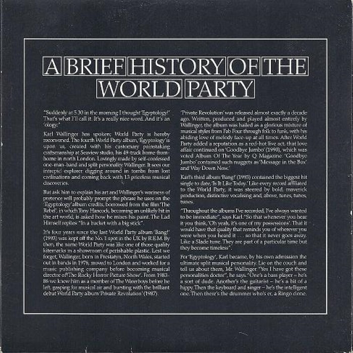 A Brief History of the World Party