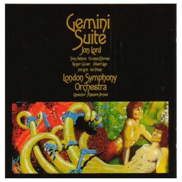 Gemini Suite (London Symphony Orchestra feat. conductor: Malcolm Arnold, vocals: Tony Ashton, Yvonne Elliman, drums: Ian Paice, piano: Jon Lord, organ: Jon Lord, bass guitar: Roger Glover, guitar: Alb