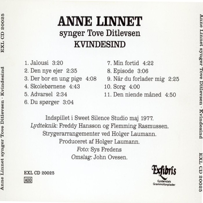 Kvindesind: Anne Linnet synger Tove Ditlevsen