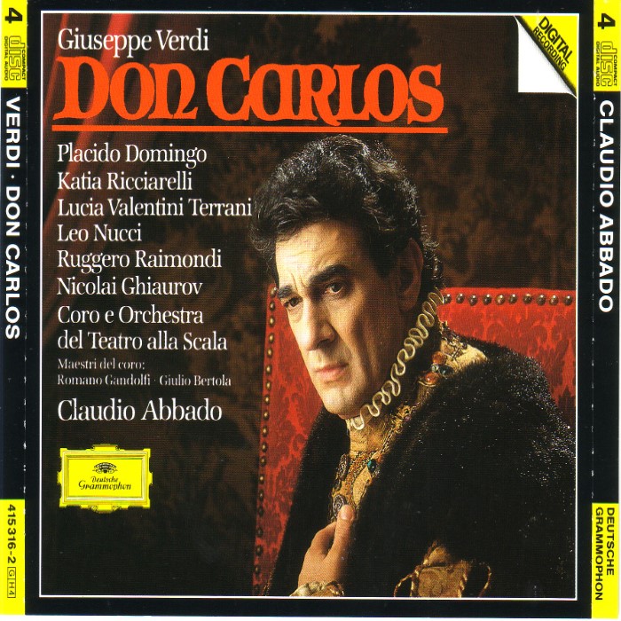 Don Carlos (Teatro alla Scala feat. conductor: Claudio Abbado)