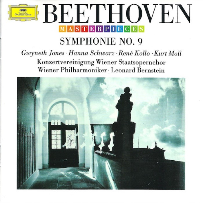 Symphony No. 9 (Wiener Philharmoniker feat. conductor: Leonard Bernstein, sopran: Gwyneth Jones, alt: Hanna Schwarz, tenor: Rene Kollo, bass: Kurt Moll, choir: Konzertvereinigung Wiener Staatsoperncho