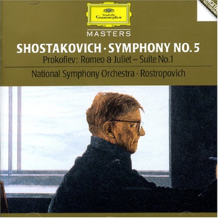 Shostakovich: Symphony No.5 / Prokofiev: Romeo & Juliet Suite No. 1 (National Symphony Orchestra feat. conductor: Mstislav Rostropovich)