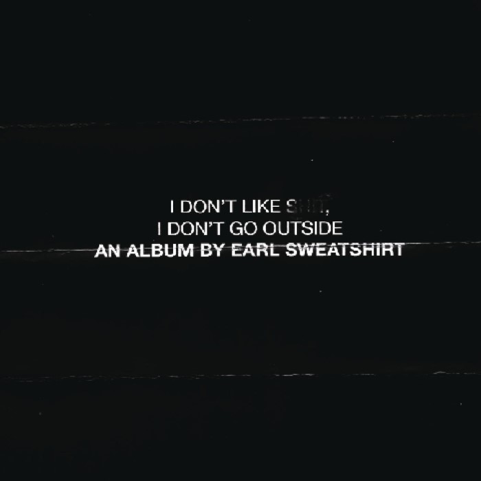 I Don't Like S**t, I Don't Go Outside: An Album by Earl Sweatshirt