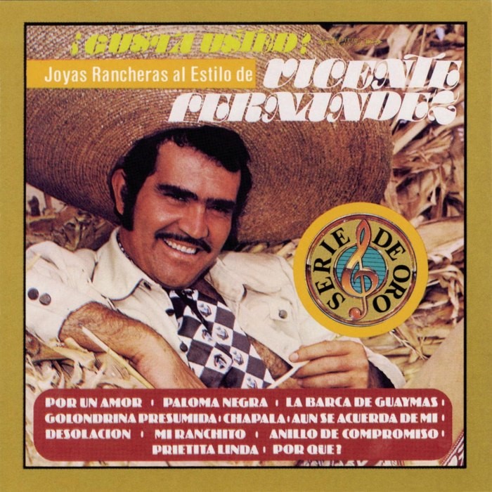 ¡Gusta usted! Joyas rancheras al estilo de Vicente Fernández