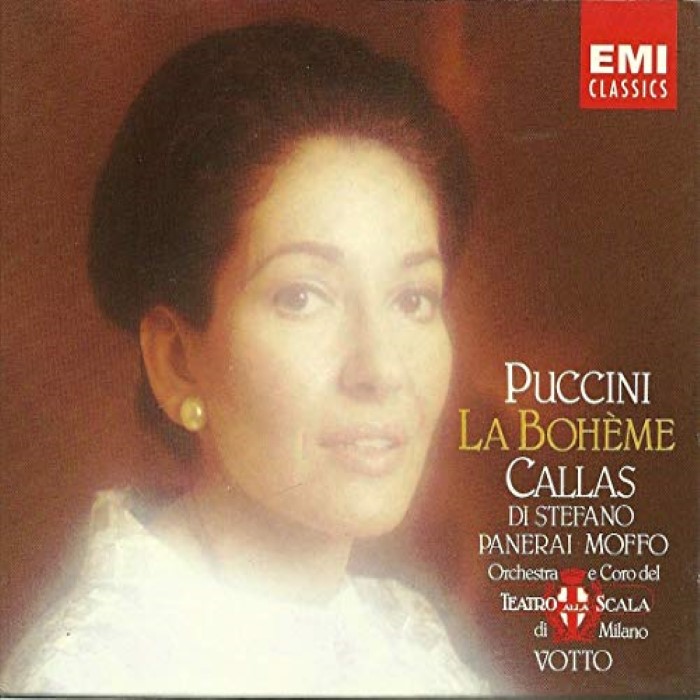 La bohème (Orchestra e Coro del Teatro alla Scala, Milano feat conductor: Antonino Votto; Maria Callas, Giuseppe Di Stefano, Rolando Panerai, Manuel Spatafora, Nicola Zaccaria, Anna Moffo, Carlo Badio