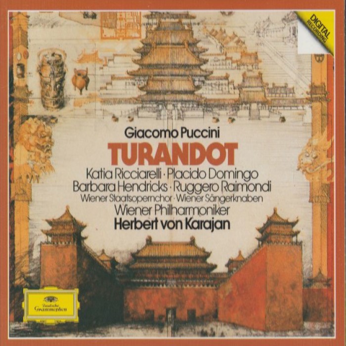 Turandot (Vienna Philharmonic Orchestra feat. conductor: Herbert von Karajan, vocals: Siegmund Nimsgern, Piero de Palma, Katia Ricciarelli, Gottfried Hornik, Francisco Araiza, Heinz Zednik, Ruggero Ra