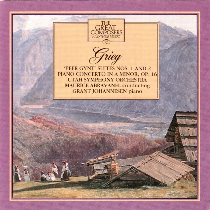 Piano Concerto / Peer Gynt Suites Nos. 1, 2 (Utah Symphony Orchestra feat. conductor: Maurice Abravanel)