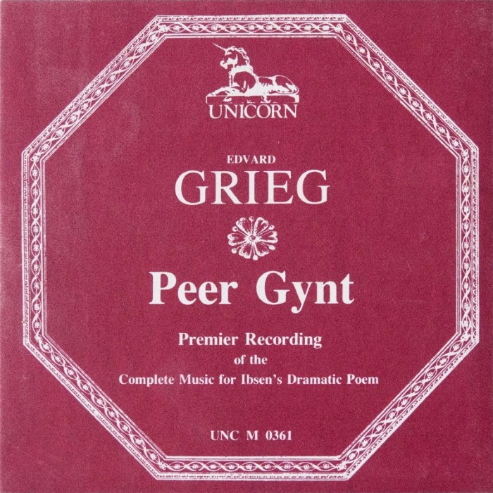 Peer Gynt: Incidental Music (London Symphony Orchestra feat. conductor: Per Dreier)