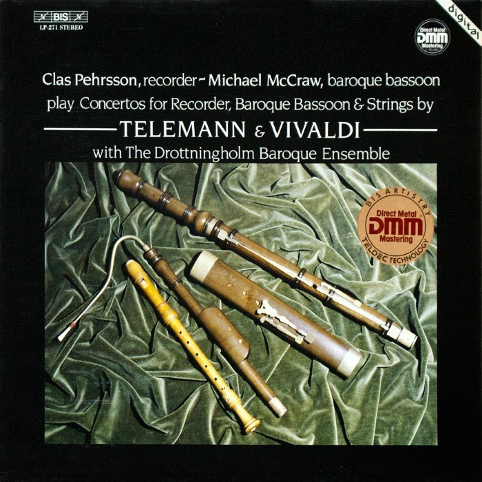 Concertos for Recorder, Baroque Bassoon & Strings by Telemann & Vivaldi