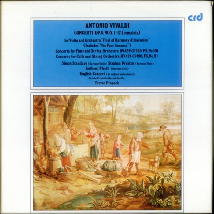 Violin Concerti Nos. 5-12, Op. 8 / Flute Concerto in D major / Cello Concerto in B minor (English Concert feat. conductor: Trevor Pinnock)