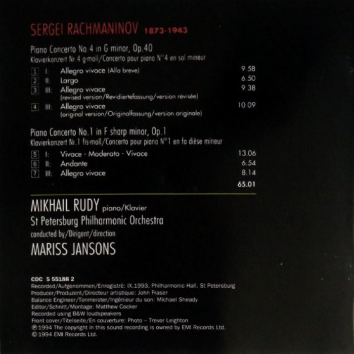 Piano Concertos 1 & 4