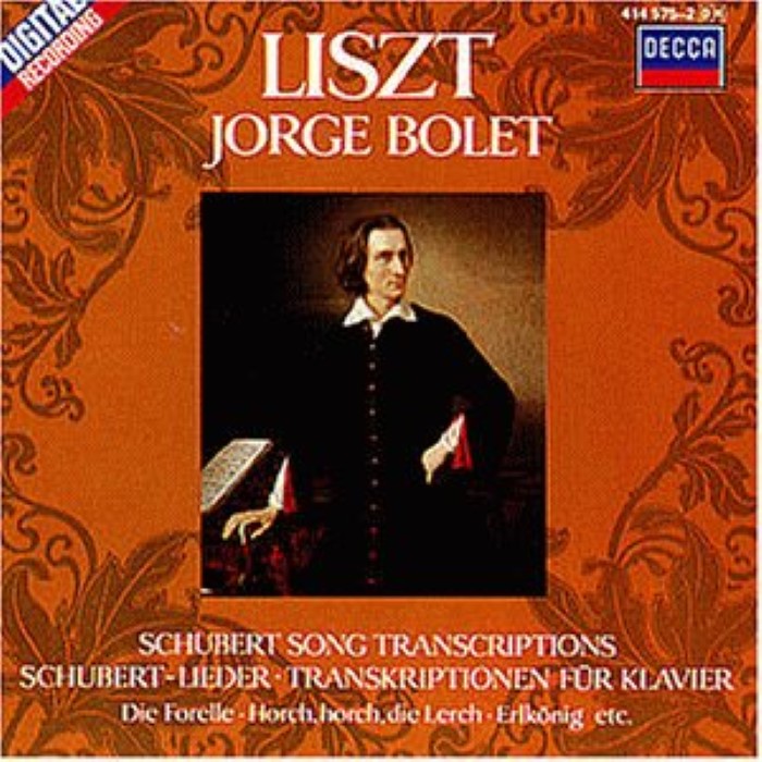 The Piano Works, Volume 2: Schubert Song Transcriptions (Jorge Bolet)