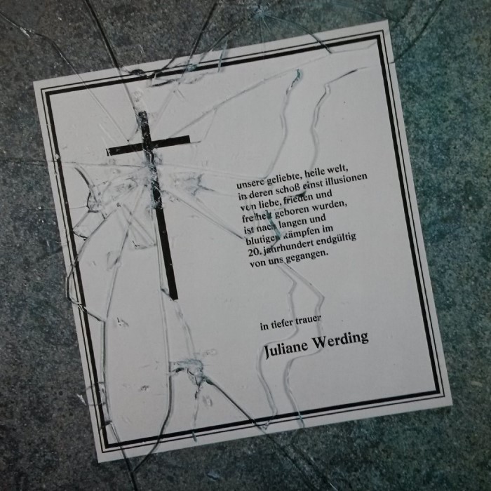 In tiefer Trauer