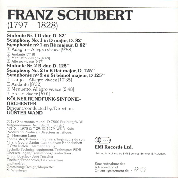 Symphonies Nos.1 & 2