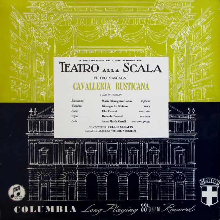 Cavalleria rusticana (Chorus and Orchestra of La Scala, Milan feat. conductor: Tullio Serafin)