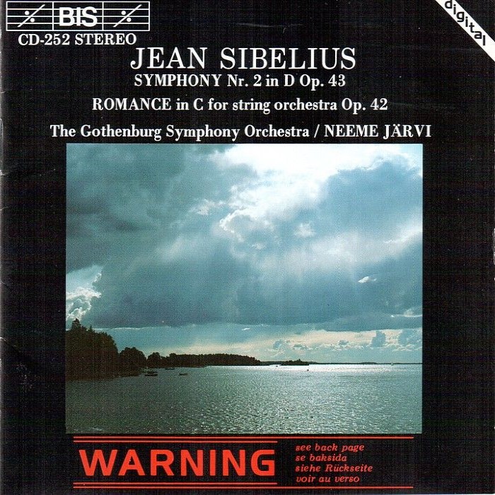 Symphony no. 2 in D, op. 43 / Romance in C for String Orchestra, op. 42
