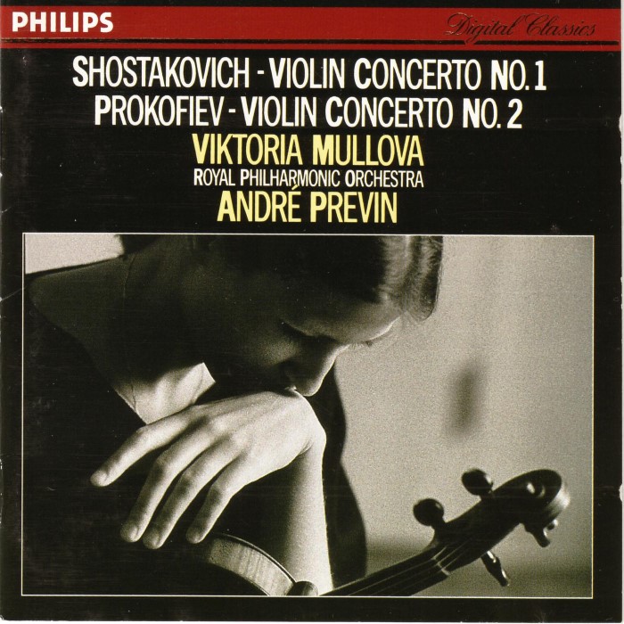 Shostakovich: Violin Concerto No. 1 / Prokofiev: Violin Concerto No. 2 (Royal Philharmonic Orchestra feat. conductor: André Previn, violin: Viktoria Mullova)