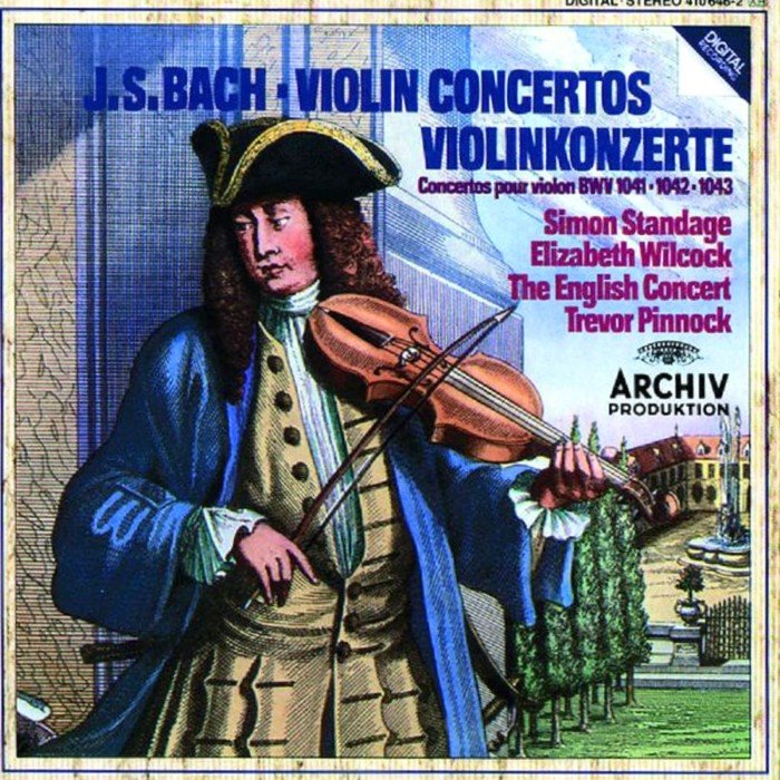 Violin Concertos (The English Concert feat. conductor: Trevor Pinnock, violin: Simon Standage & Elizabeth Wilcock)