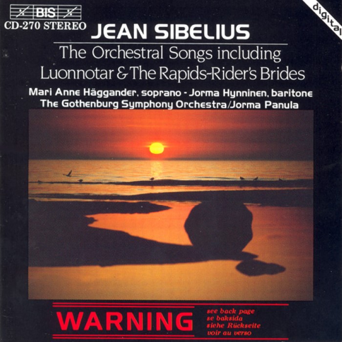 Orchestral Songs including Luonnotar & The Rapids-Rider's Brides