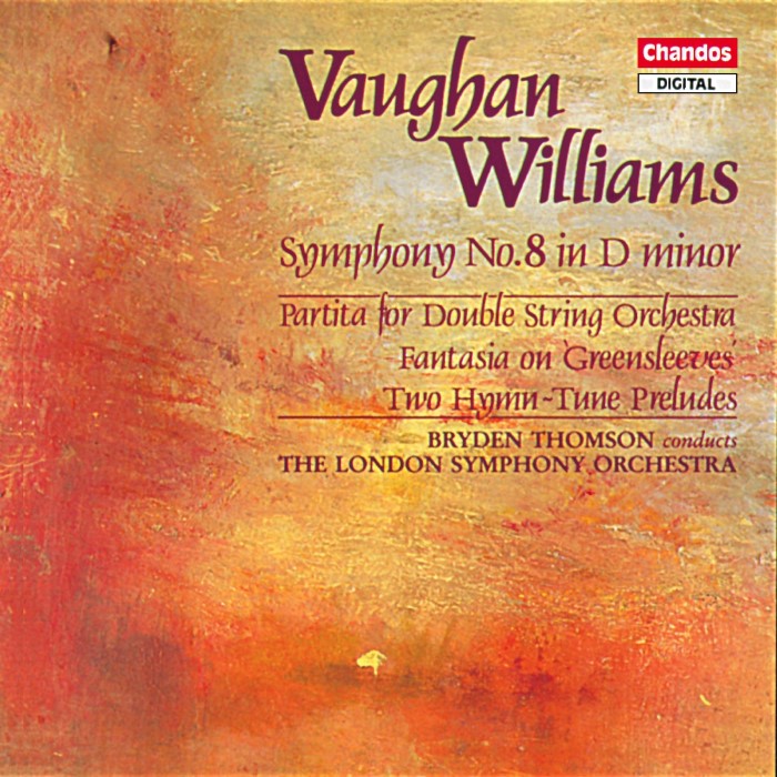 Symphony No.8 in D Minor / Partita / Fantasia on Greensleeves / Two Hymm-Tune Preludes (The London Symphony Orchestra feat. conductor: Bryden Thomson)