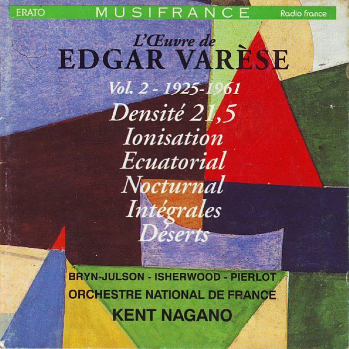 L'Œuvre de Edgar Varèse, Volume 2: 1925-1961