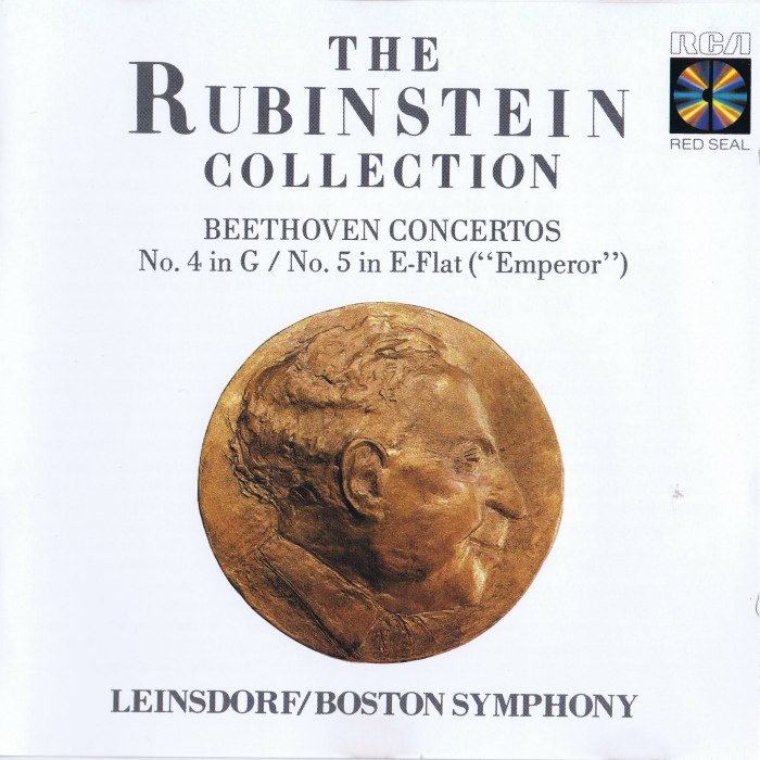 The Rubinstein Collection: Volume 58 (Beethoven Piano Concerto No. 4 & 5)