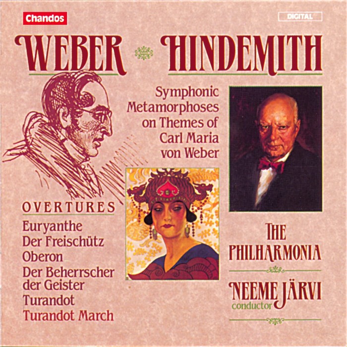 Weber: Overtures / Hindemith: Symphonic Metamorphoses on Themes of Carl Maria von Weber