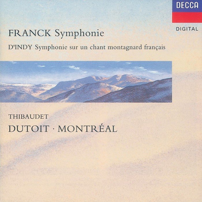 Franck: Symphonie / D'Indy: Symphonie sur un chant montagnard français