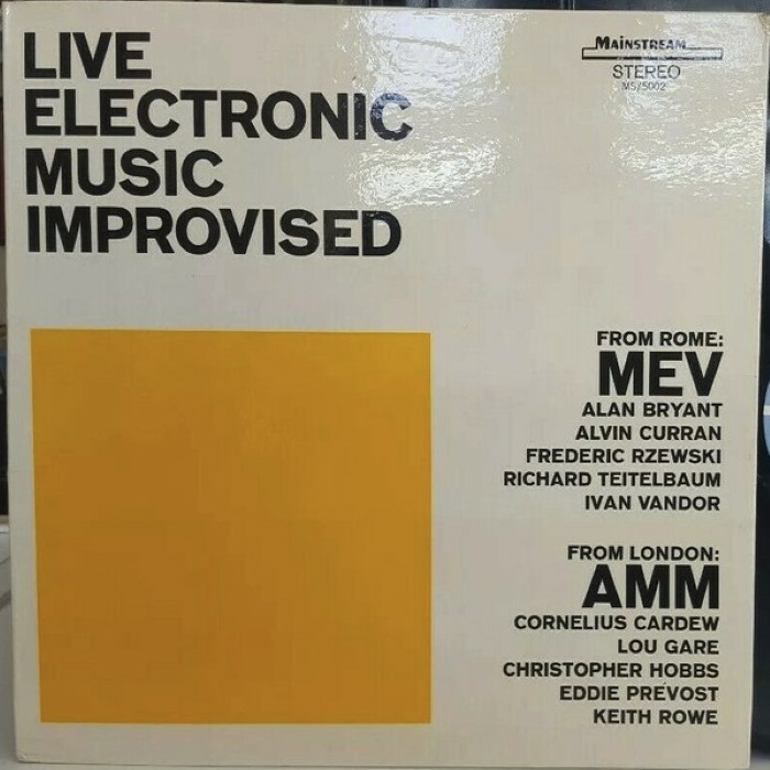 Live Electronic Music Improvised