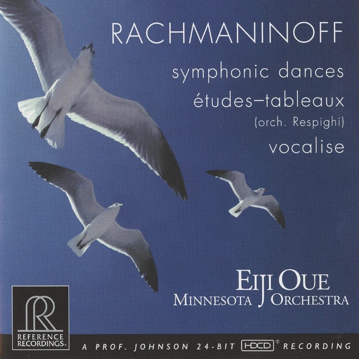 Symphonic Dances / Études-Tableaux (orch. Ottorino Resphighi) / Vocalise