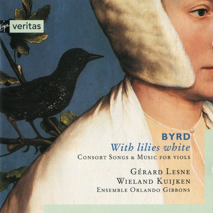 With Lilies White: Consort Songs & Music for Viols (Ensemble Orlando Gibbons feat. alto: Gérard Lesne, viol: Wieland Kuijken)