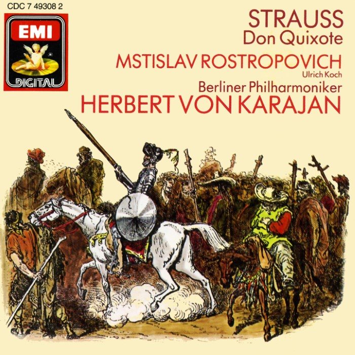 Don Quixote (Berliner Philharmoniker feat. conductor: Herbert von Karajan, cello: Mstislav Rostropovich)