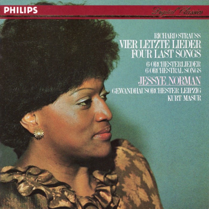Vier Letzte Lieder / 6 Orchesterlieder (Jessye Norman)