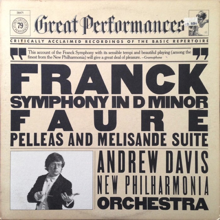 Symphony in D minor / Pelléas et Mélisande